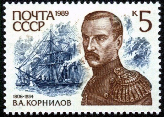 Корнилов Владимир Алексеевич (1806-1854), российский вице-адмирал (1852), в Крымскую войну один из руководителей героической обороны Севастополя.